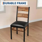 Eettafelset, eetkamertafelset met hoekbescherming, houten keukentafel en stoelenset met gestoffeerde stoelen voor keuken of appartement