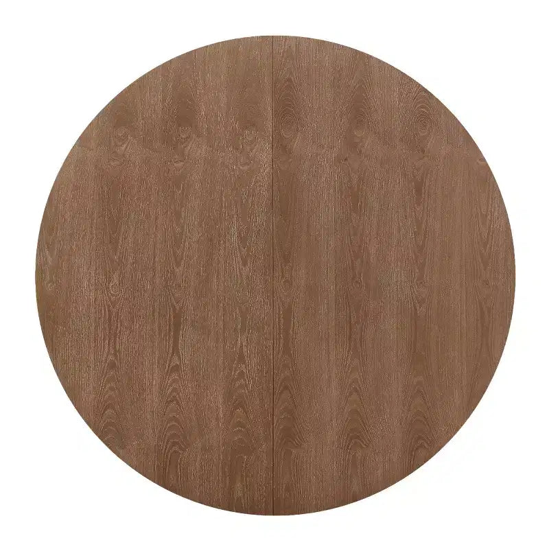 GDFStudio Ladieu rustieke 5-delige eetkamermeubelset van hout met stoffen bekleding