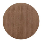 GDFStudio Ladieu rustieke 5-delige eetkamermeubelset van hout met stoffen bekleding