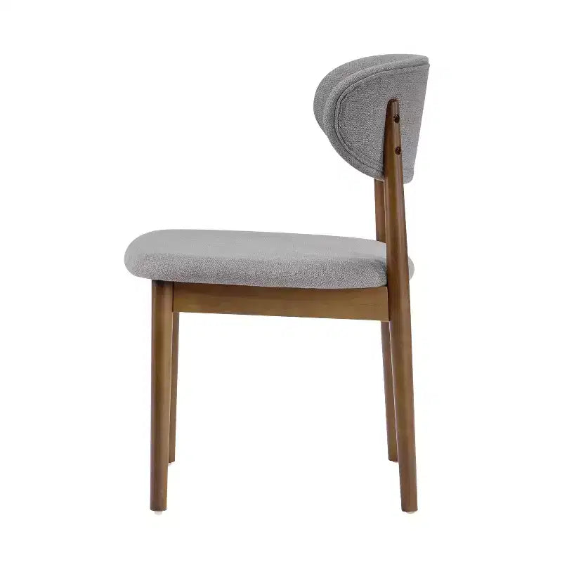Christopher Knight Home Volgrun 5-delige eetset van rubberhout in midcenturymoderne stijl, gestoffeerd