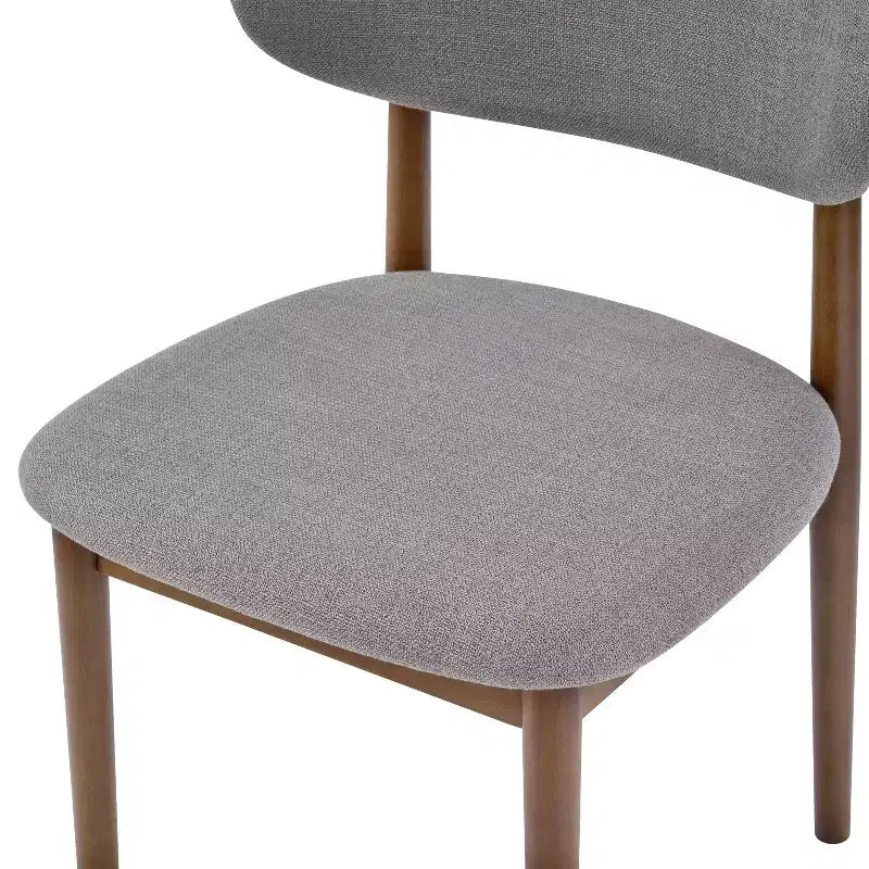 Christopher Knight Home Volgrun 5-delige eetset van rubberhout in midcenturymoderne stijl, gestoffeerd