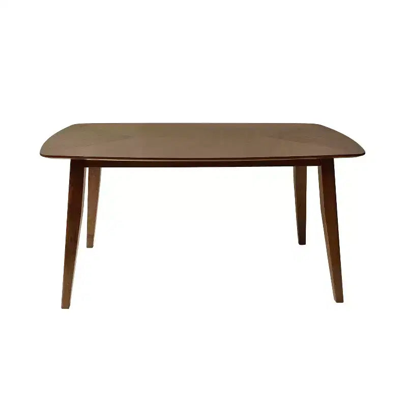 Christopher Knight Home Volgrun 5-delige eetset van rubberhout in midcenturymoderne stijl, gestoffeerd