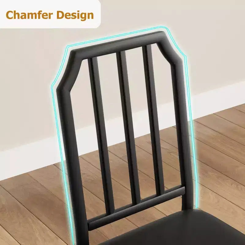 Vierkante eetkamertafelset met gestoffeerde stoelen, keukentafel voor thuis, appartement of kleine ruimte