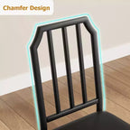 Vierkante eetkamertafelset met gestoffeerde stoelen, keukentafel voor thuis, appartement of kleine ruimte