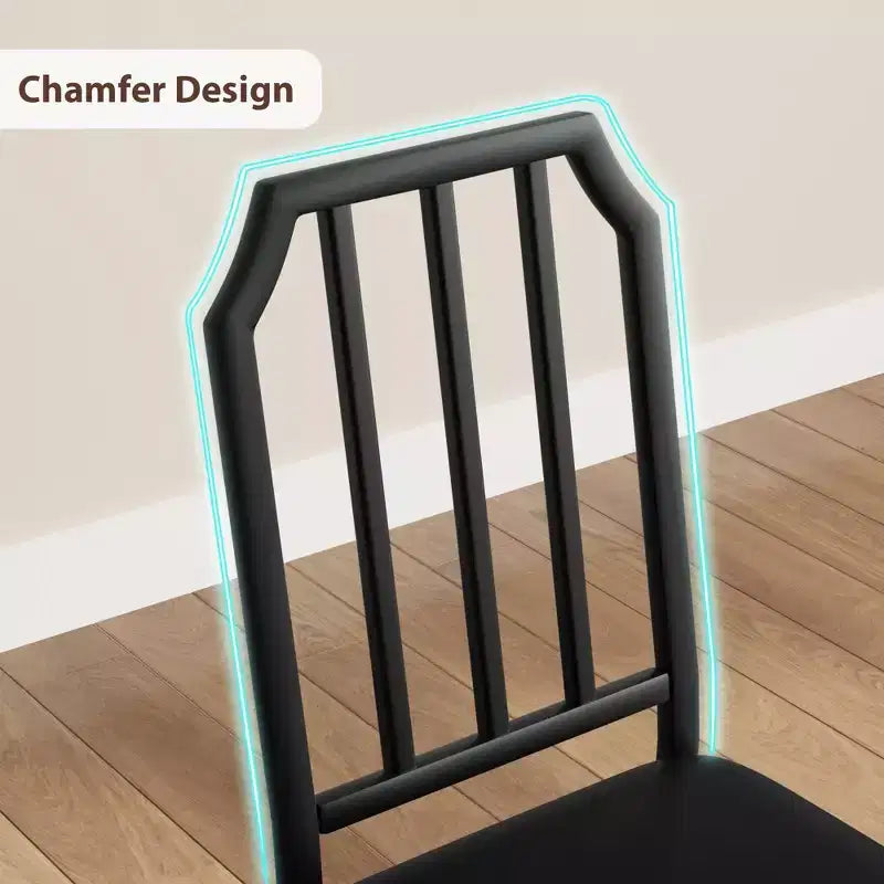 Vierkante eetkamertafelset met gestoffeerde stoelen, keukentafel voor thuis, appartement of kleine ruimte