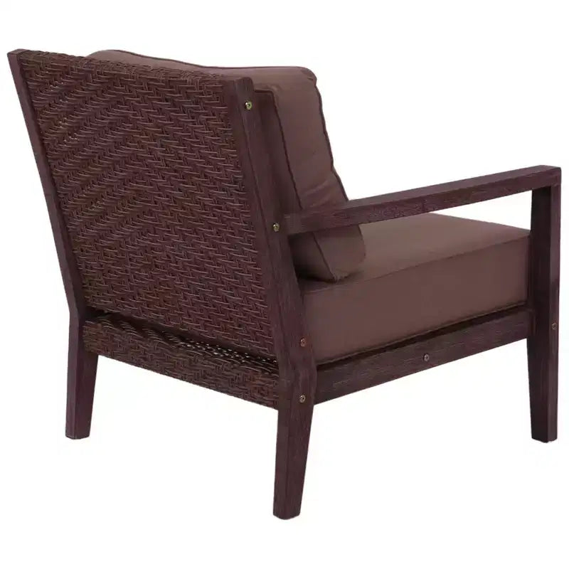 Courtyard Casual Bridgeport II 4 pc Loveseat Group Includes: One Loveseat, One Coffee Table and Two Club Chairs