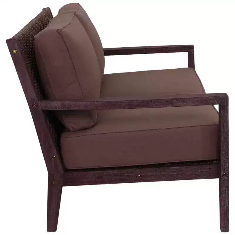 Courtyard Casual Bridgeport II 4 pc Loveseat Group Includes: One Loveseat, One Coffee Table and Two Club Chairs