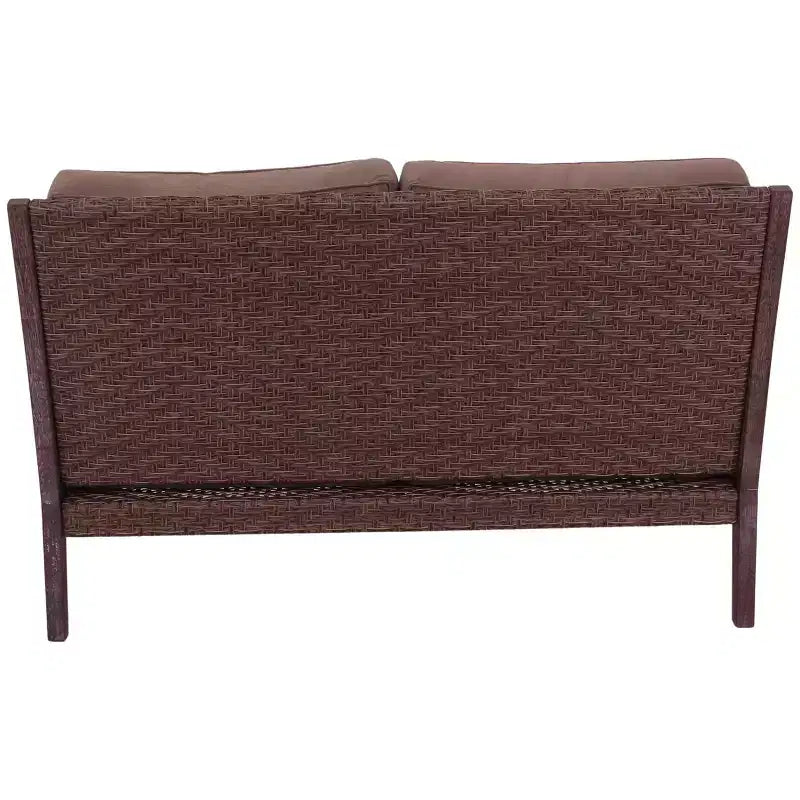 Courtyard Casual Bridgeport II 4 pc Loveseat Group Includes: One Loveseat, One Coffee Table and Two Club Chairs