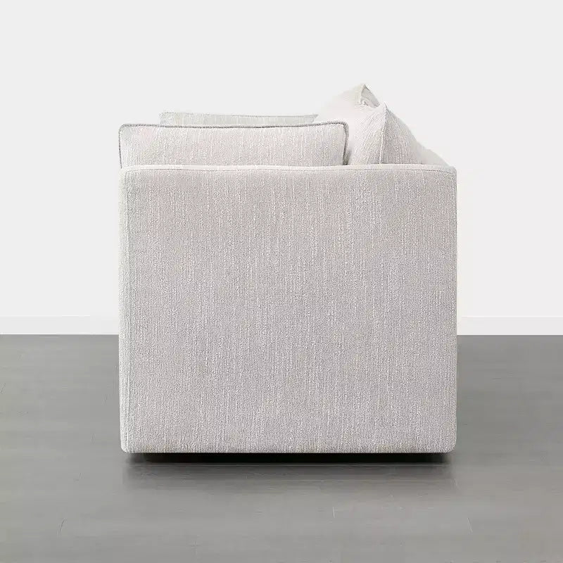 Spruce & Spring grijze modulaire 2-delige hoekbank voor de woonkamer