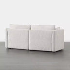 Spruce & Spring grijze modulaire 2-delige hoekbank voor de woonkamer