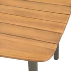 Ensemble de mobilier de salle à manger de patio vidaXL avec table et chaises, polyrotin, noir, 4 pièces
