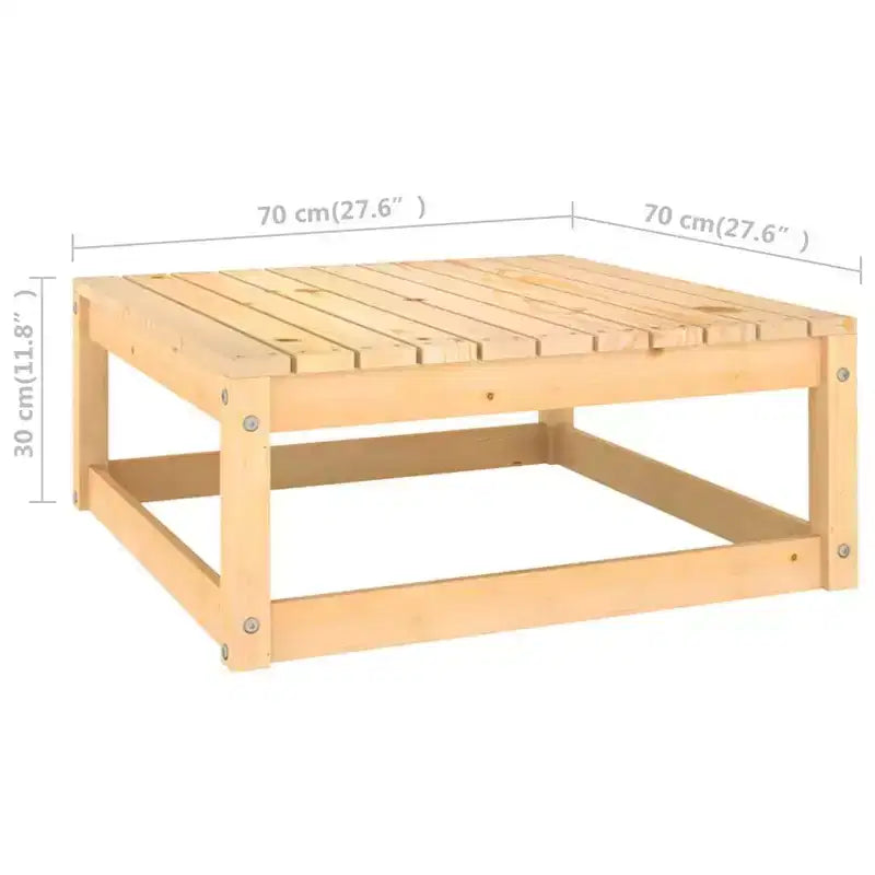 vidaXL Garden Lounge Set Pinewood Solid Pinewood Medium Modular