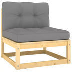 vidaXL Garden Lounge Set Pinewood Solid Pinewood Medium Modular