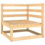 vidaXL Garden Lounge Set Pinewood Solid Pinewood Medium Modular