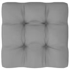 vidaXL 7 Piece Patio Lounge Set with Cushions Solid Wood Pine - Natural, Cushion Included