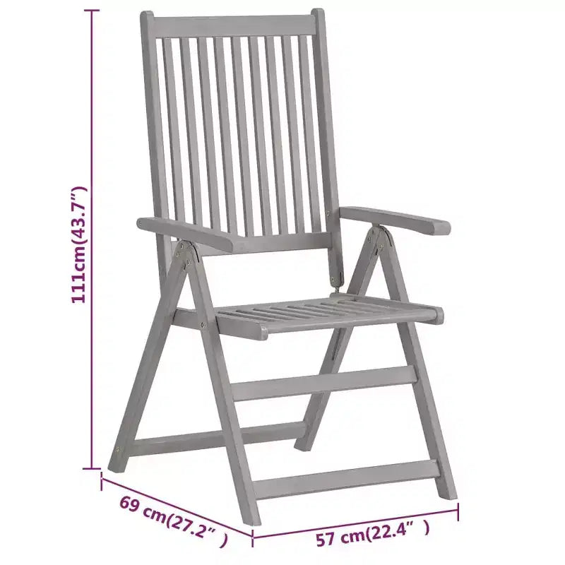 vidaXL eetset voor terras van massief acaciahout, 7-delig, tuinbank, ovaal/rechthoekig