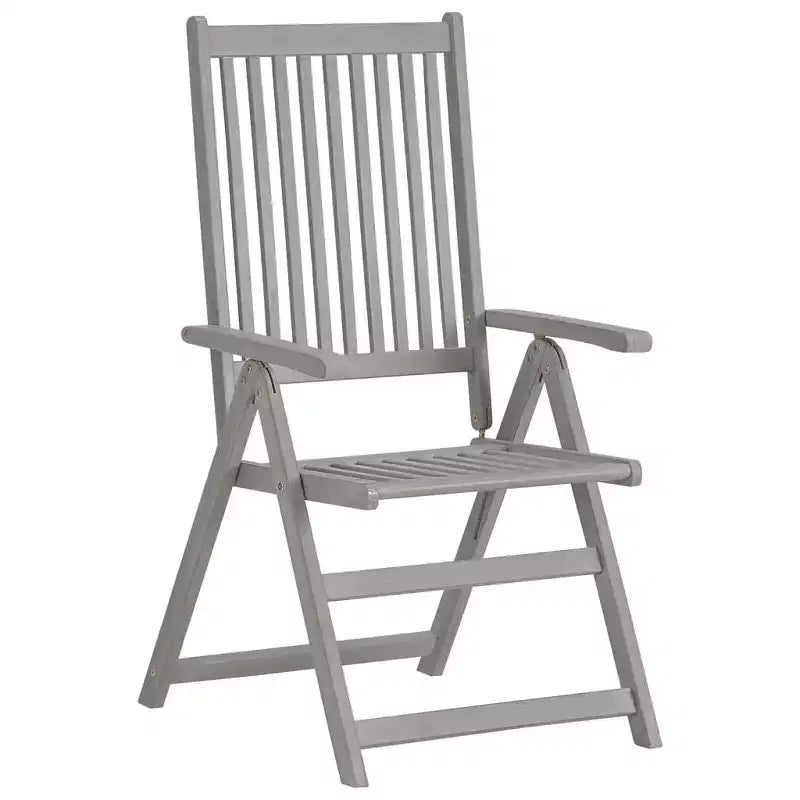 vidaXL eetset voor terras van massief acaciahout, 7-delig, tuinbank, ovaal/rechthoekig