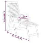 vidaXL eetset voor buiten met uitschuifbare tafel en stoelen, massief eucalyptushout