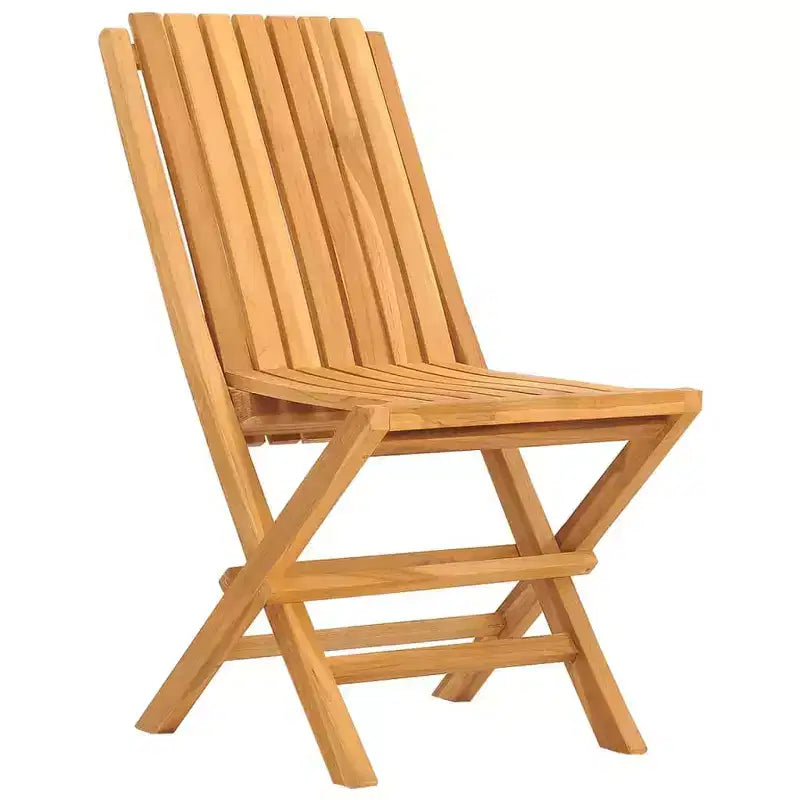 vidaXL Garden Dining Set Teak Solid Teak Wood Medium Collapsible