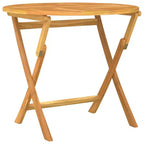 vidaXL Garden Dining Set Teak Solid Teak Wood Medium Collapsible