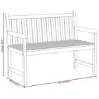 vidaXL Garden Dining Set Natural Teak Solid Teak Wood Medium