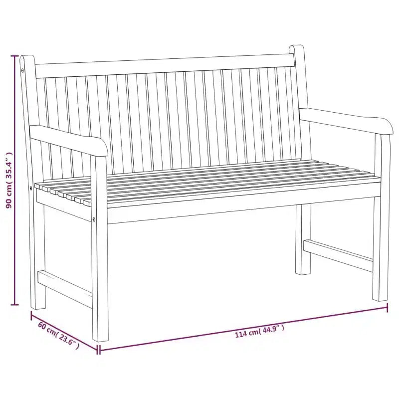 vidaXL Garden Dining Set Natural Teak Solid Teak Wood Medium
