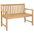 vidaXL Garden Dining Set Natural Teak Solid Teak Wood Medium