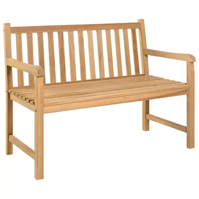 vidaXL Garden Dining Set Natural Teak Solid Teak Wood Medium