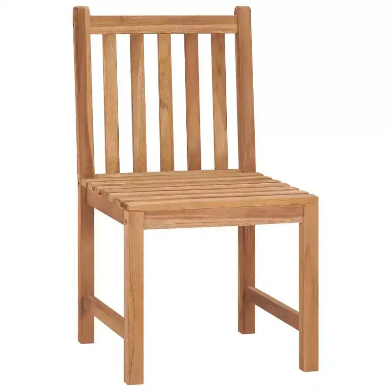 vidaXL Garden Dining Set Natural Teak Solid Teak Wood Medium