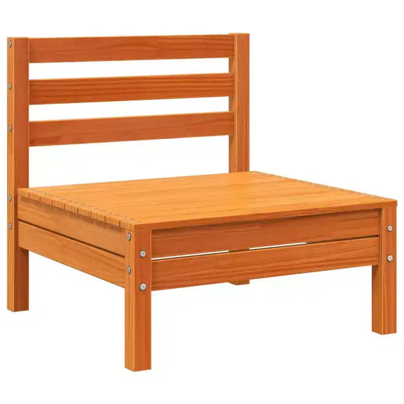 vidaXL loungeset voor de tuin, wasbruin en crèmewit