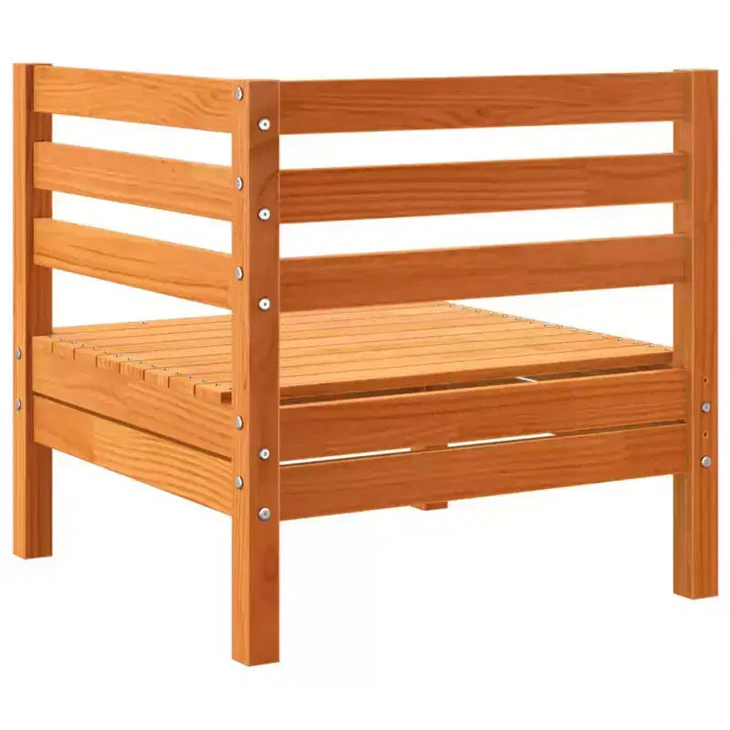 vidaXL loungeset voor de tuin, wasbruin en crèmewit