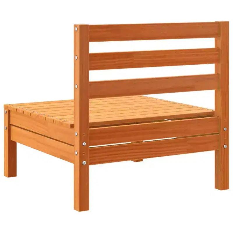 vidaXL loungeset voor de tuin, wasbruin en crèmewit