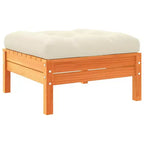 vidaXL Garden Sofa Set Wax brown Solid pine wood Large Modular