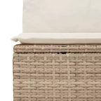 vidaXL Garden Sofa Set Beige, Cream White