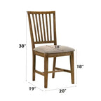GDFStudio Sandra moderne 5-delige eettafelset van verweerd hout met 4 gestoffeerde stoelen