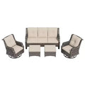 UPTIOT 5-Piece Outdoor Wicker Patio Furniture Set