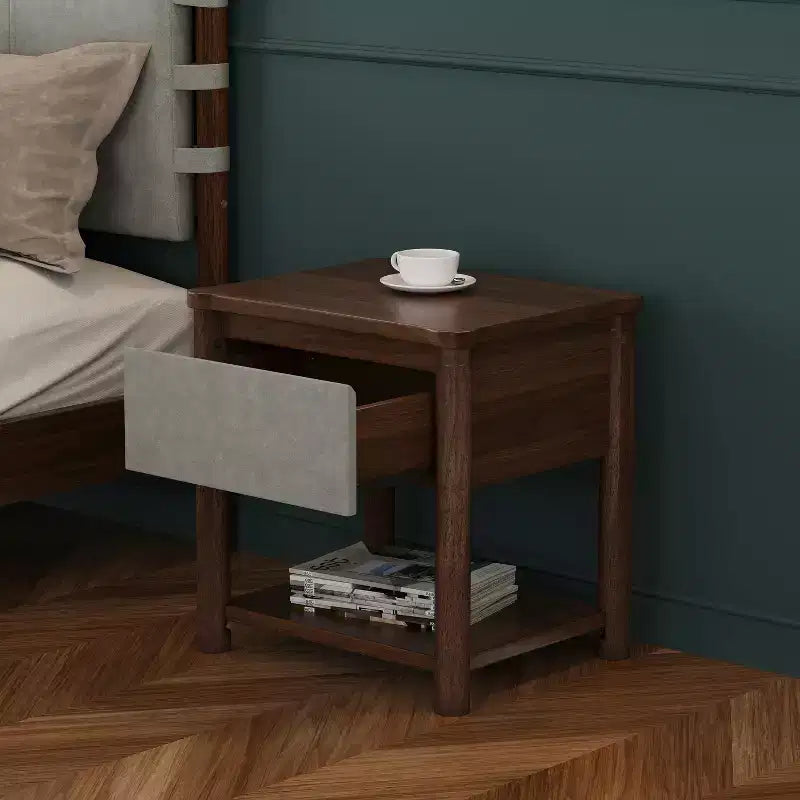 Queen/King Bed Frame Set with 2 Nightstands, Wood Platform Bed with Headboard & Matching Bedside Tables - ModernLuxe