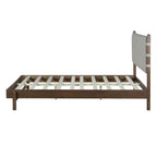 Queen/King Bed Frame Set with 2 Nightstands, Wood Platform Bed with Headboard & Matching Bedside Tables - ModernLuxe