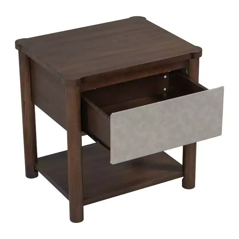 Queen/King Bed Frame Set with 2 Nightstands, Wood Platform Bed with Headboard & Matching Bedside Tables - ModernLuxe