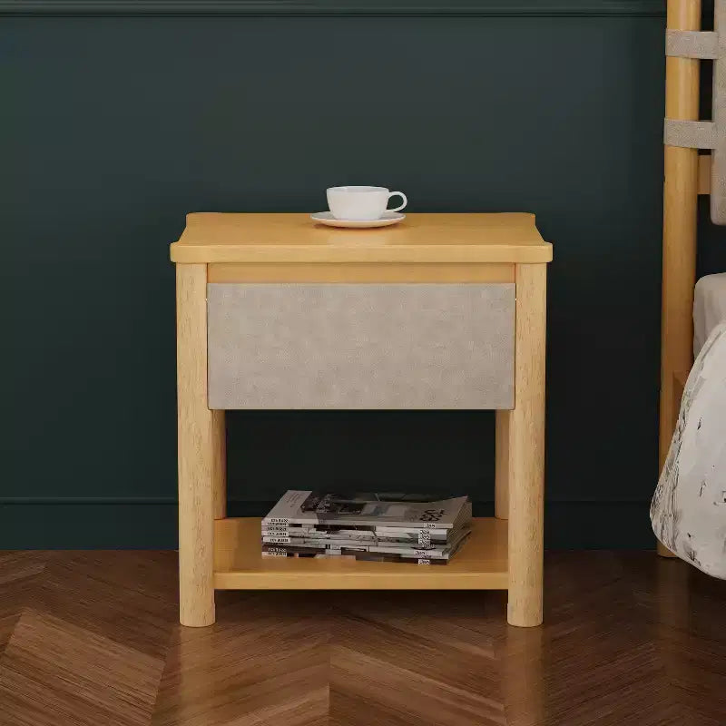 Queen/King Bed Frame Set with 2 Nightstands, Wood Platform Bed with Headboard & Matching Bedside Tables - ModernLuxe