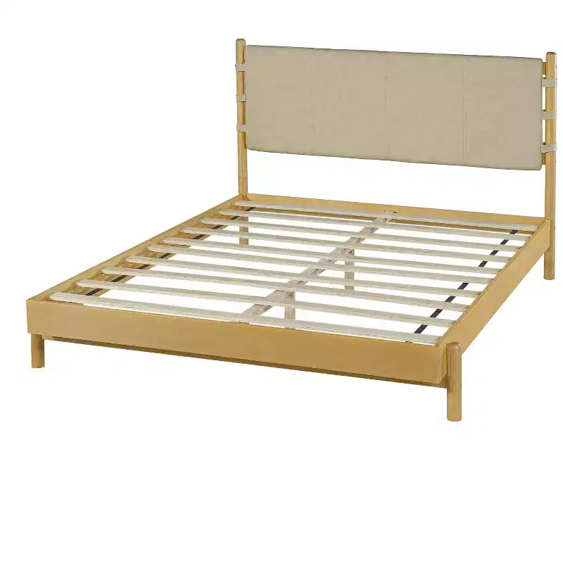 Queen/King Bed Frame Set with 2 Nightstands, Wood Platform Bed with Headboard & Matching Bedside Tables - ModernLuxe