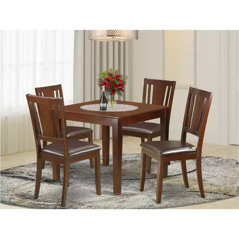 Eettafelset - keukentafel met stoelen - kleine vierkante tafel en 2 stoelen - eetkamermeubelen voor thuis