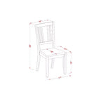 Eettafelset - keukentafel met stoelen - kleine vierkante tafel en 2 stoelen - eetkamermeubelen voor thuis