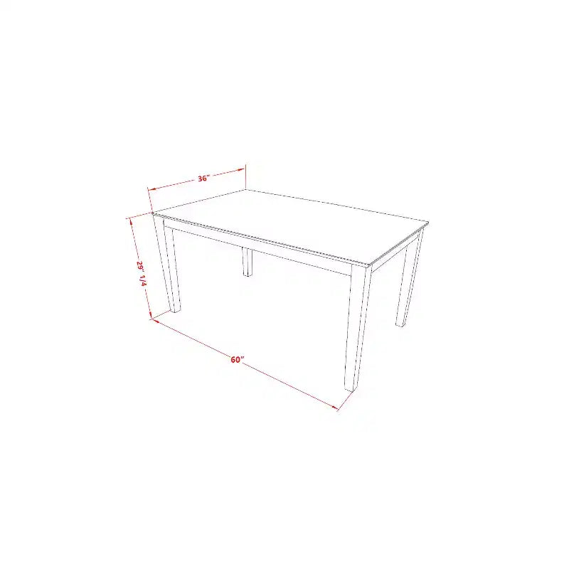 Vintage eetkamerset voor de keuken – tafel en stoelen met 6 delen – bank met linnen bekleding – 36x60 inch, cappuccino