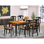 Dining Room Table Set for 8 - Solid Wood Chairs & Table - Cherry Finish - Furniture