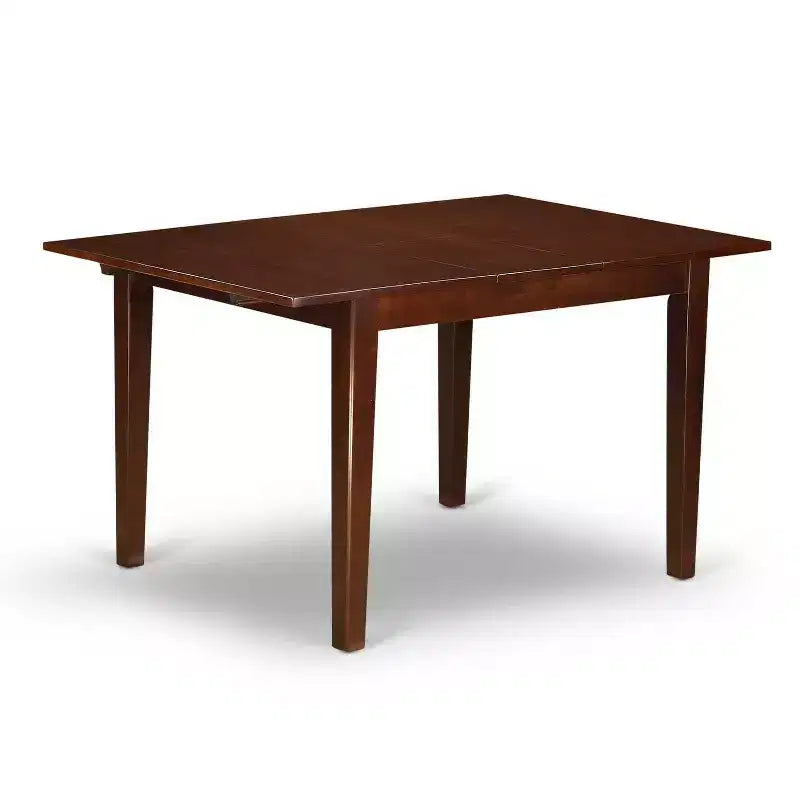 Vintage keukeneetkamerset - tafel met vlinderblad en 2 stoelen - mahoniefinish van 32x54 inch
