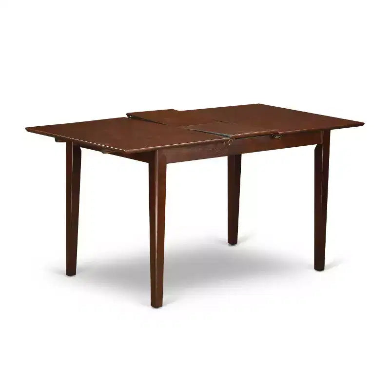 Eetkamerset met 7 delen - kleine eettafel met 6 stoelen - houten eetkamerset