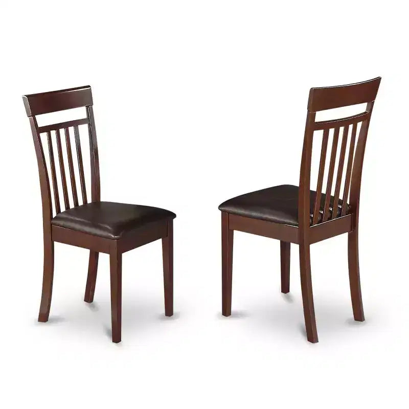 Eetkamerset met 7 delen - kleine eettafel met 6 stoelen - houten eetkamerset