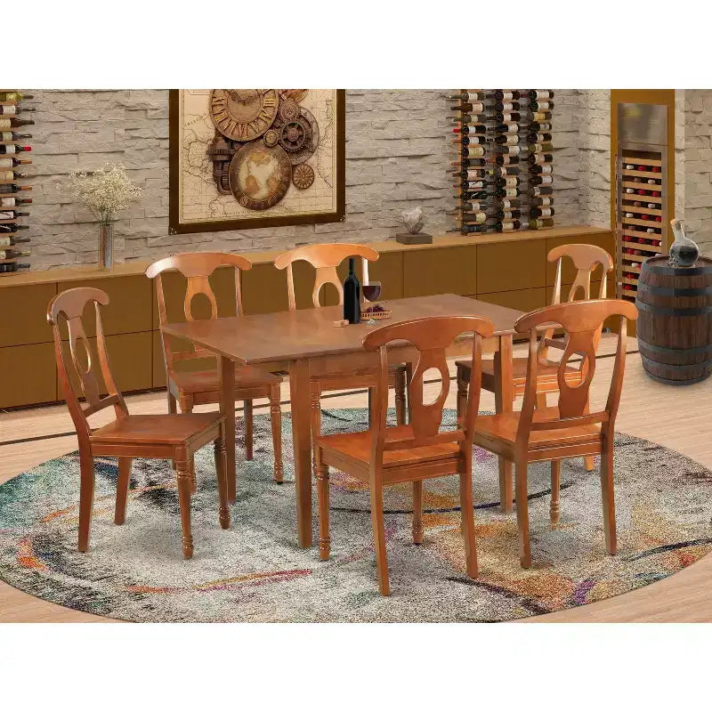Vintage eetset - kleine keukentafel en stoelen - retro dinetteset voor thuis