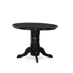Keukentafelset van 5 delen – ronde eettafel met stoelen – moderne bistrostijl